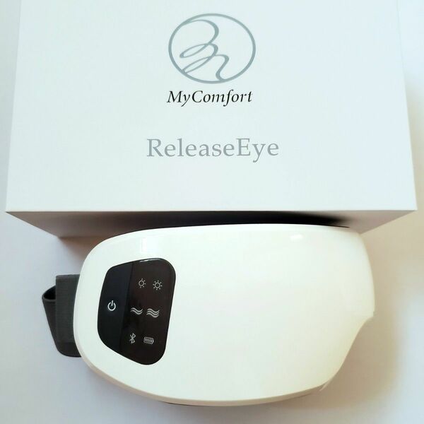 MyComfort アイウォーマー Release Eye 白 マイコンフォート リリース合い ホワイト 目元ケア マッサージャー