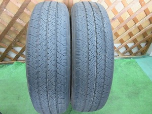 【C767】205/70R17.5 115/113L ブリヂストン V-STEEL RIB 265 2本セット!!