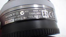 #13177 SONY ソニー デジタル一眼カメラ α55 SLT-A55V レンズ SAL1855 SAL16F28 VCL-ECF1 充電器無し 簡易動作確認済み 箱無し_画像8