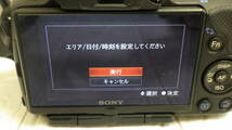 #13177 SONY ソニー デジタル一眼カメラ α55 SLT-A55V レンズ SAL1855 SAL16F28 VCL-ECF1 充電器無し 簡易動作確認済み 箱無し_画像5