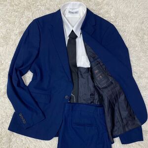  beautiful goods 2XL Zara suit blue setup slim Fit 2B tailored jacket 52 ZARA SLIM suit rare XXL blue navy navy blue 3L