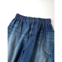 atelier naruse アトリエナルセ cotton denim balloon pants / indigo コットン デニム バルーン パンツ インディゴ ブルー 40_画像2