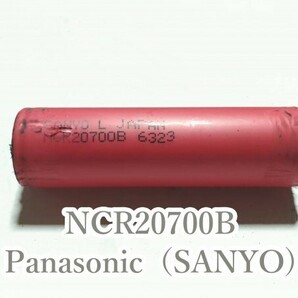 【電圧保証有 2本】Panasonic製 日本製NCR20700B 4200mah 18650電池より大容量 リチウムイオン電池の画像3
