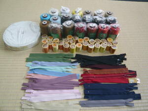  sewing-cotton fastener, rubber etc. handicrafts supplies unused equipped ②