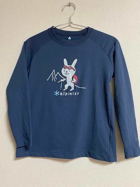 モンベルキッズ　ウィックロン長袖Tシャツ アルピニスト　140