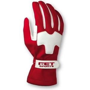 FET sports/efi- tea sport 3D light weight glove racing glove red × white M size 71172502FT3DLW02