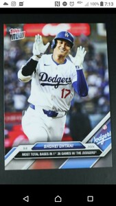 【topps now】大谷翔平　最新 2024 ドジャース MLB野球カード