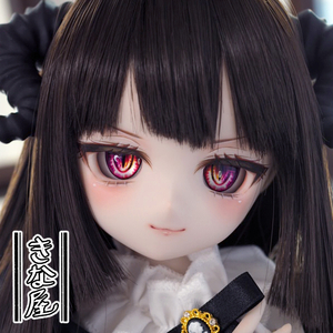 【きな屋】DDH-01 カスタムヘッド (セミホワイト肌)+アイ+角※ソフビ盛り