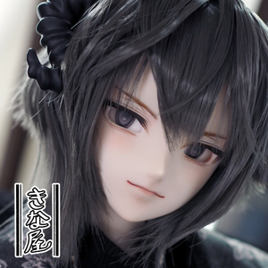 Art hand Auction [Kinaya] DDH-07 Custom head (semi-white skin) + eyes + wig + horns *Soft vinyl, doll, Character Doll, Dollfie Dream, parts