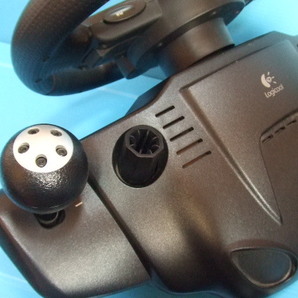 【中古】PS3 プレステ3 Logicool Driving Force GT ドライビングフォース GT グランツーリスモ6 ハンコン 取説付 使用１０回程度の画像4