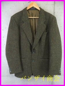 0250b17◆美品です◆island ハリスツイード Harris Tweed ウール シングルジャケット 46/ブレザー/テーラード/スーツ/トラッド/アメカジ