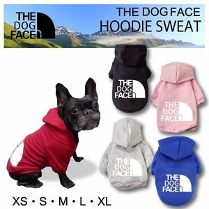 送料無料 ザトッグフェイス パーカー 選べるサイズ＆カラー THE DOG FACE ドッグフェイス 犬 冬服 パロディ ドッグウェア 犬用 長袖