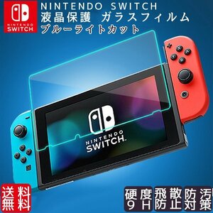 送料無料 ニンテンドースイッチ 液晶保護フィルム (111)/ 硬度 9H 強化ガラス Nintendo switch ブルーライト 2.5D ガラスフィルム