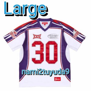 【Large】Supreme Sudden Death Football Jersey White シュプリーム サドンデス 