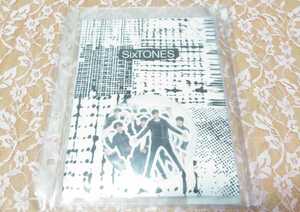 【未開封】 SixTONES フレークシール 2021年 グッズ ジェシー 京本大我 松村北斗 森本慎太郎 高地優吾 田中樹