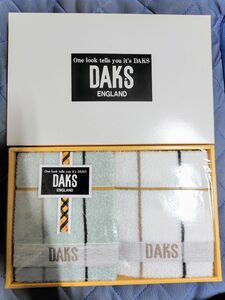 DAKS ダックス フェイスタオル　2枚組新品未使用