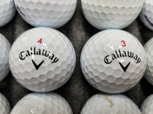 ロストボール 　Callaway キャロウェイ　CHROME SOFT/X/LS 　ホワイト　30個