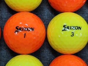 ロストボール 　SRIXON スリクソン　AD333 【年式混合】オレンジ&イエロー　30個