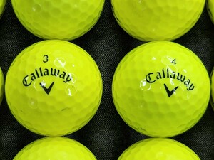 ロストボール 　Callaway キャロウェイ　WARBIRD 【2021年、2023年モデル】イエロー　30個