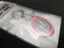 TRD Carbon Metal Key Holder Key Ring カーボン メタル キーホルダー キーリング_画像2