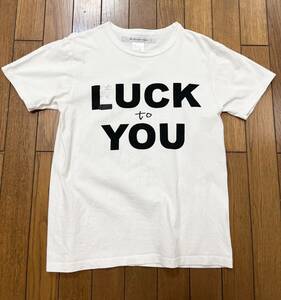 EEL イール LUCK to YOU Tシャツ サイズS ホワイト 