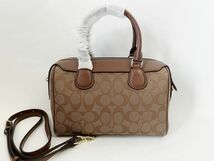 コーチ COACH ハンドバッグ ショルダーバッグ 2WAY レディース レザー ブラウン アウトレット 保存袋付き 新品未使用_画像2