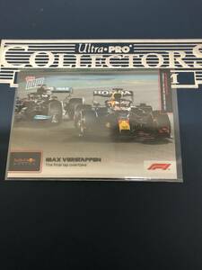 2021 F1 Topps Now　Max Verstappen The Final lap overtake　カード　