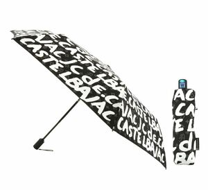 カステルバジャック 傘 自動開閉 折り畳み UVカット 晴雨兼用 55cm