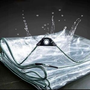 防水シート 雨よけシート 防水透明　温室カバー ビニールカーテン