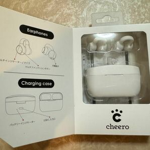 cheero Wireless Open Earphones Smart オープンイヤー 白