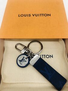 LOUIS VUITTON Louis Vuitton porutok Rene oLV Club брелок для ключа сумка очарование M69324 initial ввод темно-синий 