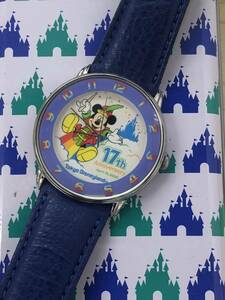 Disney ディズニー 17周年アニバーサリー腕時計 ミッキーマウス 稼動品 限定品1171／2000