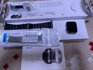Apple Watch Series4 GPS+ Cellularモデル 44mm ステンレススチールケース ベルト2本付