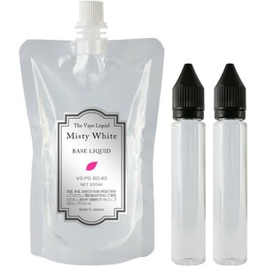 ■送料無料■ MisyWhite 200ml ベースリキッド 60:40 プルームテックプラス with2 VAPE