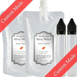 ■送料無料■ MisyWhite 400ml オーダーメイド ベースリキッド プルームテックプラス with2 VAPE