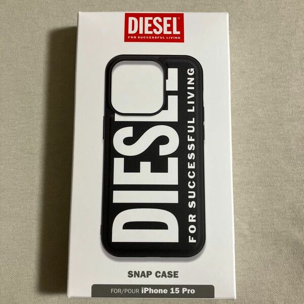 【1点早い者勝ち】　未開封　新品　ディーゼル　iPhone15pro 黒　DIESEL