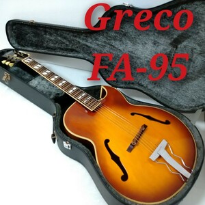 Greco FA-95 Greco arch top pick guitar acoustic guitar akogi