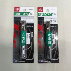 ライト精機 Light 六角軸パイプタップ 1/4PT HPT002 ２個セット