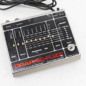  limited time sale FUZZ Fuzz ELECTRO HARMONIX FUZZ GRAPHIC FUZZ Vintage effector equalizer Fuzz pedal 1980 period 
