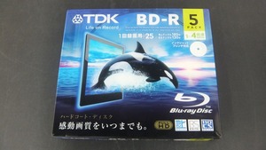 期間限定セール 【未使用】 TDK 【未使用・未開封】 BD-R 5枚パック 1回録画用 25GB 1～4倍族記録対応 BRV25WB5A