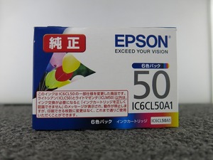 【未使用】 エプソン EPSON 【未使用・未開封】 エプソン純正インクカートリッジ6色パック IC6CL50A1