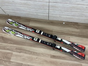 【1円スタート】 ノルディカ NORDICA 【並品】スキー板 168cm オレンジ系 SPIT FIRE168/exp