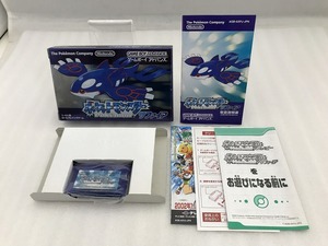 ニンテンドウ 任天堂 GBAソフト ポケットモンスター サファイア AGB-P-AXPJ