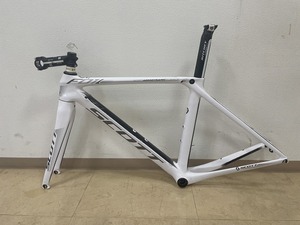 スコット SCOTT 【並品)ロードバイクフレーム カーボン 44ｃｍ ホワイト FOIL40　2012