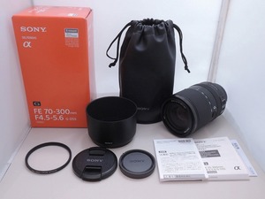 ソニー SONY Eマウント レンズ フルサイズ FE 70-300mm F4.5-5.6 G OSS (SEL70300G)