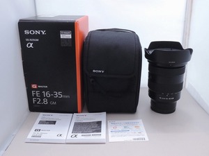 ソニー SONY Eマウント用レンズ フルサイズ対応 FE 16-35mm f2.8 GM