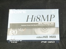 期間限定セール 【未使用】 ソニー SONY 【未開封】ＶideoＨi8カセットテープ P6-120HIMP SP120分／LP240分_画像1