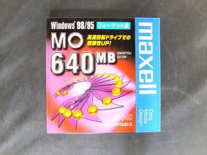  limited time sale [ unused ]mak cell maxell MA-M640.WIN.B1P MO disk MA-M640.WIN.B1P