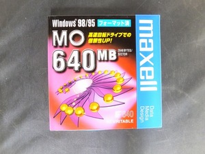  limited time sale [ unused ]mak cell maxell MA-M640.WIN.B1P MO disk MA-M640.WIN.B1P
