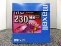 期間限定セール 【未使用・未開封】 maxell データ用 3.5型MO 230MB Windowsフォーマット MA-M230.WIN.B1P ×5枚パック_画像3